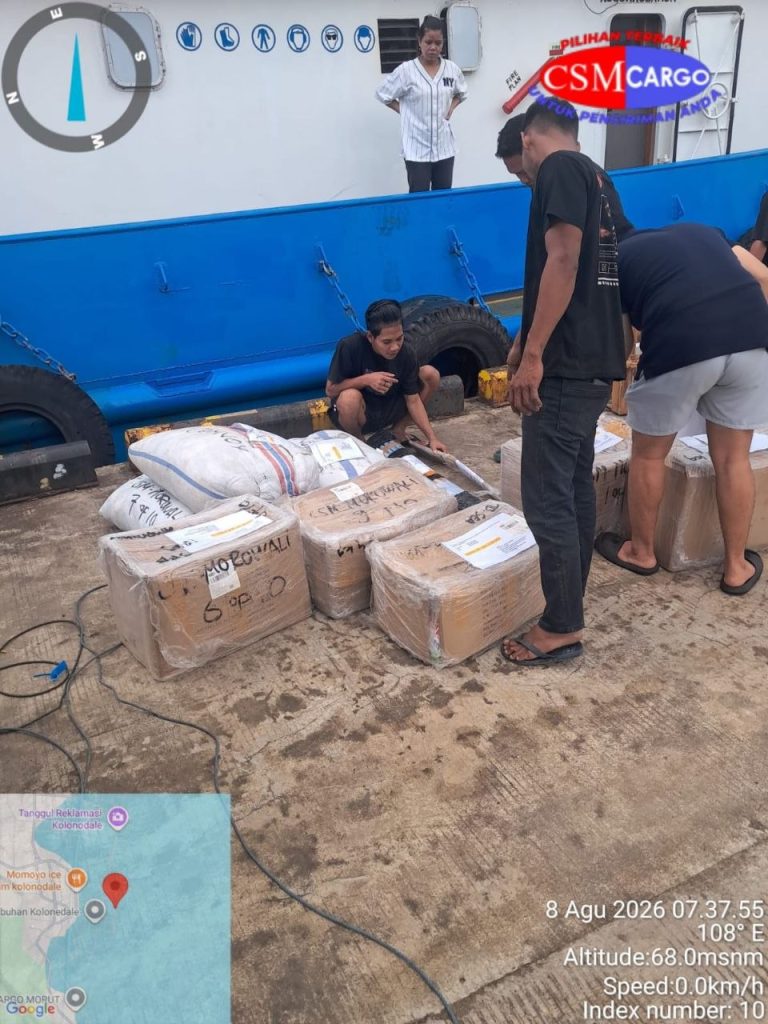 Pengiriman barang cargo dari Jakarta ke Morowali Sulawesi Tengah oleh CSM Cargo